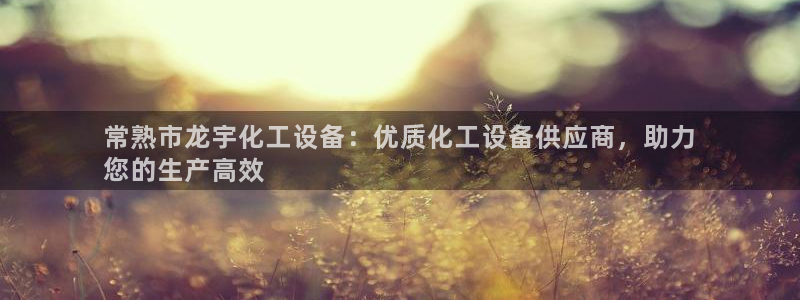新城平台线路登录不上去怎么回事呢：常熟市龙宇化工设备：优质化